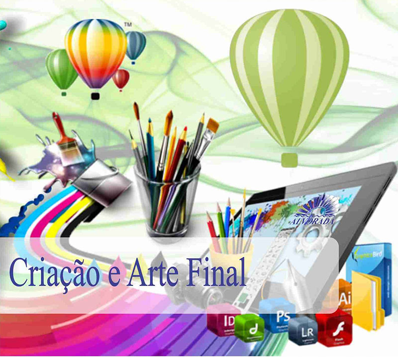 imagem de criação de artes e arte final